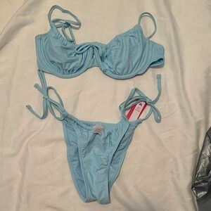 Xhilaration Sky Blue Bikini Set